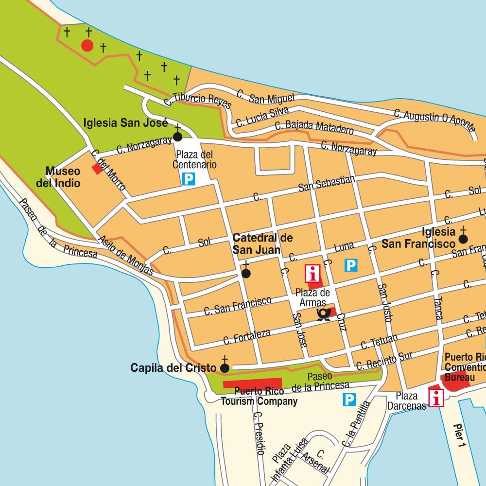 map of port of san juan puerto rico