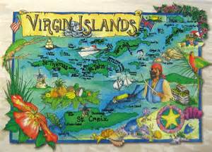 Carte virgin islands